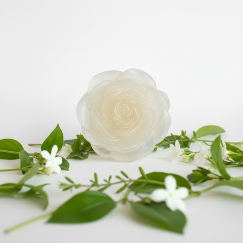 Clear Rose Shaped Soap